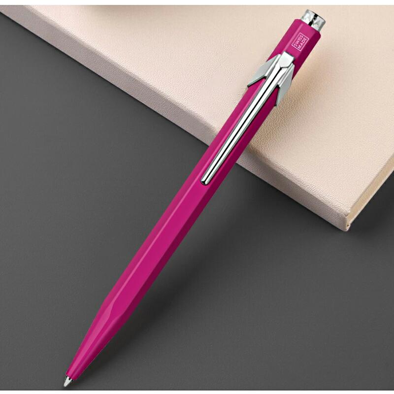 限定品 カランダッシュ  CARAN D'ACHE ボールペン 日本限定色 849 オーキッドピンク JPNF0849-241C｜youstyle-pen｜06