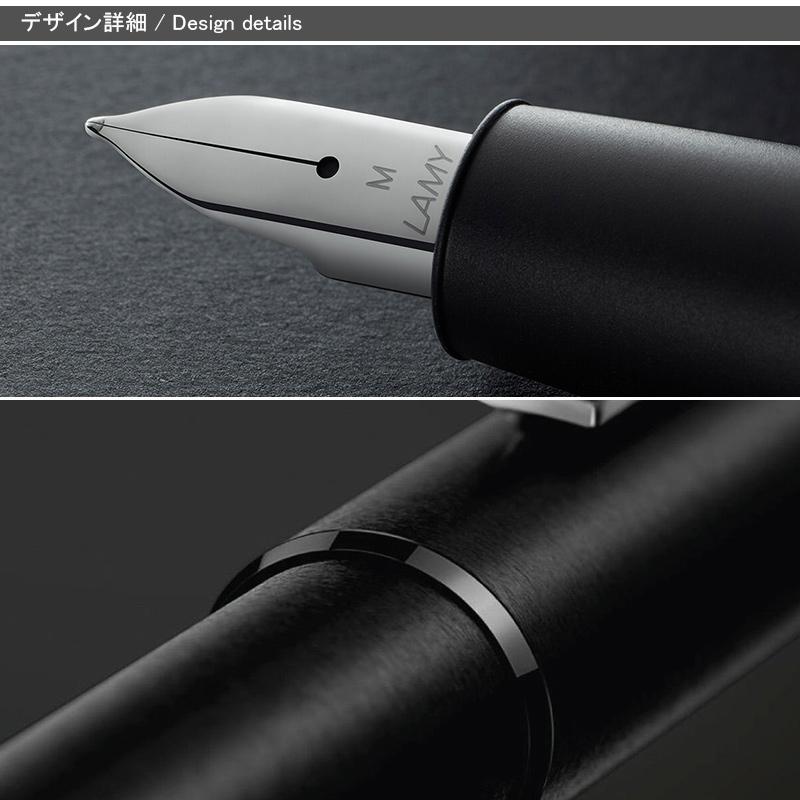 LAMY（ラミー） 万年筆 アイオン LAMY aion EF/F/M ブラック L77BK