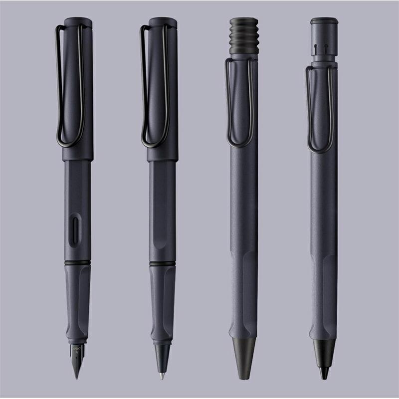 LAMY（ラミー） 名入れ サファリ safari スチールブラック 万年筆 EF