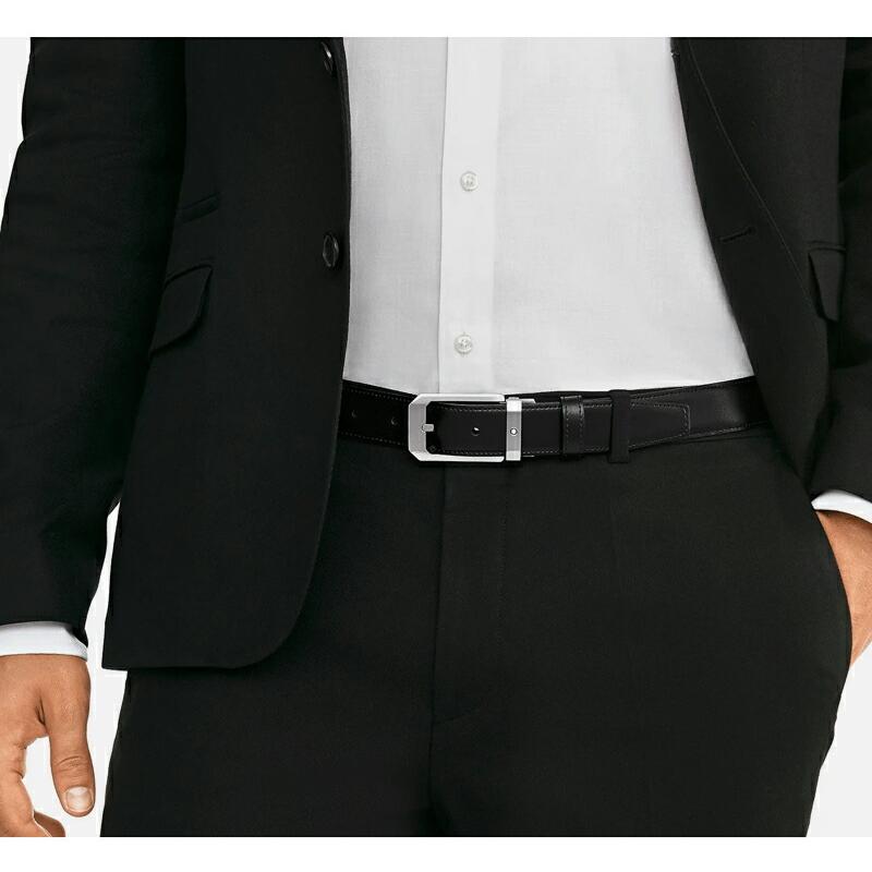 送料無料カード決済可能 ベルト メンズ ブラック ビジネス スーツ レザー 革 黒 フォーマル 学生
