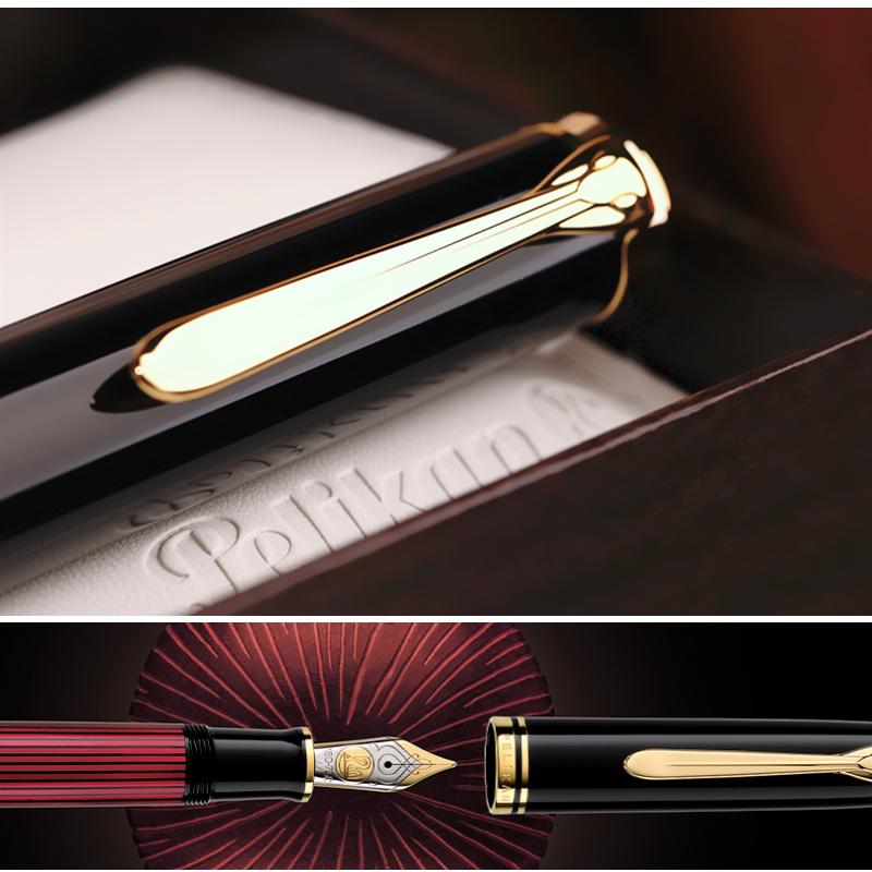 【即日発送】ペリカンM300、ケース、インク、箱付き Pelikan（ペリカン） 「ボトルインク&オリジナルペンケースプレゼント