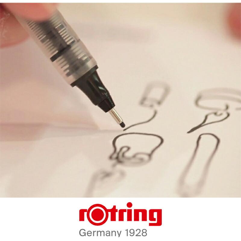 ロットリング ROTRING Tikky ティッキ ファイバーチップペン