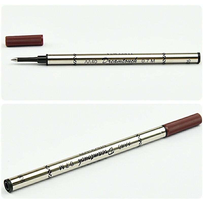 ビスコンティ VISCONTI ローラーボール替芯 ブラック VA4002 V737 0.7