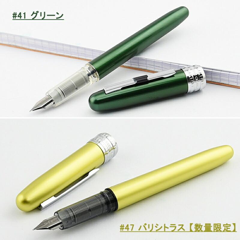 プラチナ万年筆 名入れ プレジール PLATINUM PLAISIR ステンレス F/M
