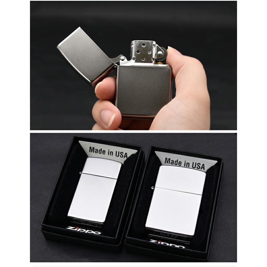 ジッポー ZIPPO Lighter ライター 無地 銀色 オイルライター