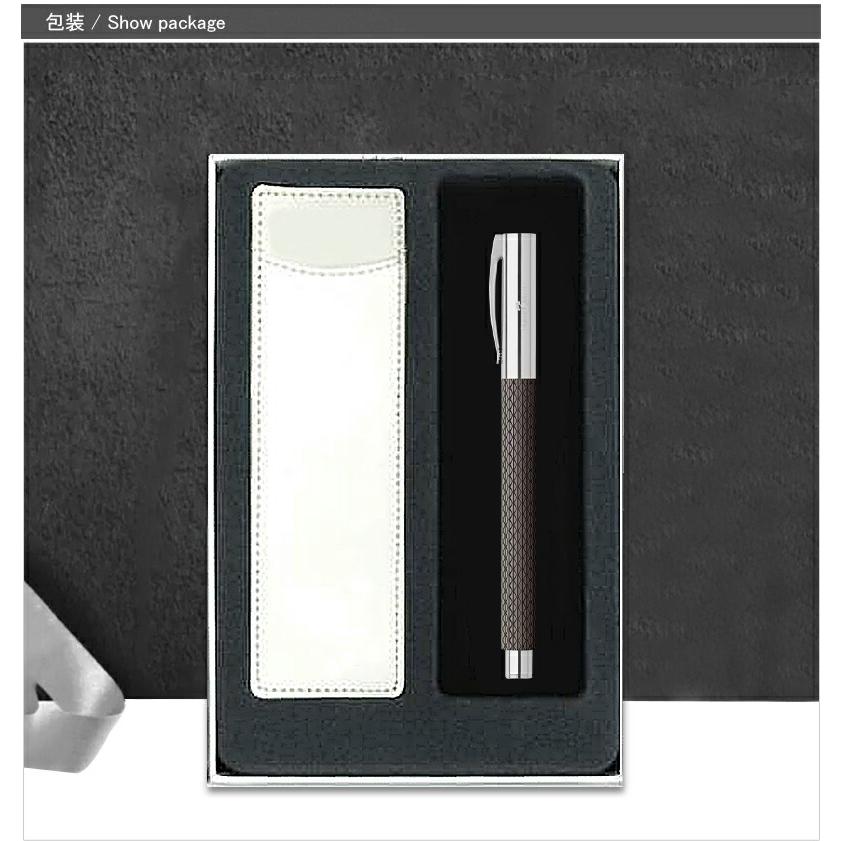 名入れ 万年筆 ファーバーカステル Faber-Castell ギフトセット アンビション ブラックサンド 147051 / ホワイトサンド 149621 F細字｜youstyle-pen｜08