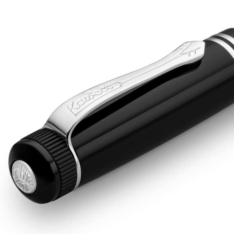 DIA2 名入れ カヴェコ KAWECO ボールペン ディア2 ブラック/ゴールド