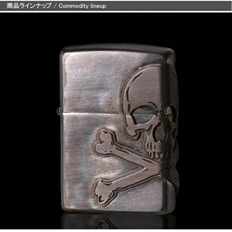 ZIPPO（ジッポー） ライター オリジナル アンティークブラス 3面加工
