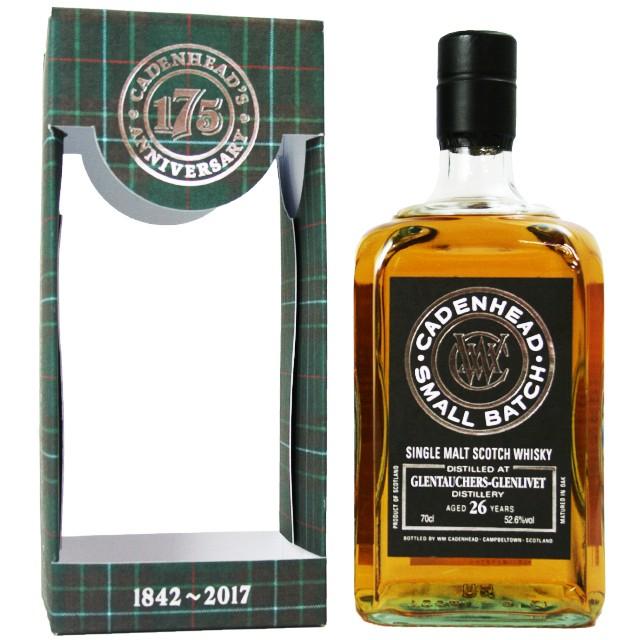 【グレープフルーツ、ライム、シロップ】グレントファース　1990　26年　ケイデンヘッド175周年記念　52.6％　700ml