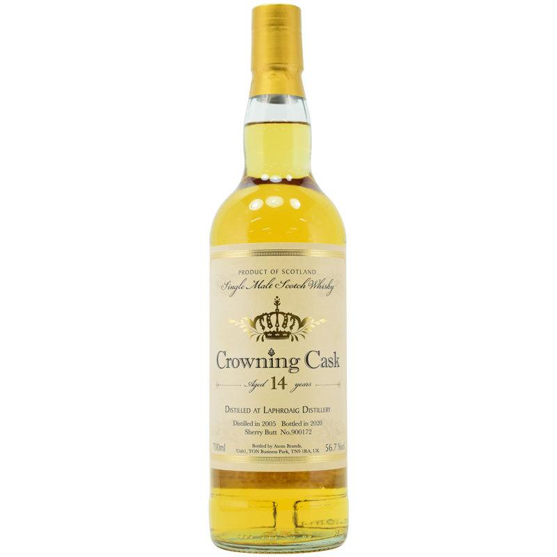 【特別な輝きを放つ、王冠を授けるに相応しいカスク★塩キャラメルをピートスモークが包み込む】ラフロイグ　2005　14年　クラウニングカスク　56.7％　700ｍｌ