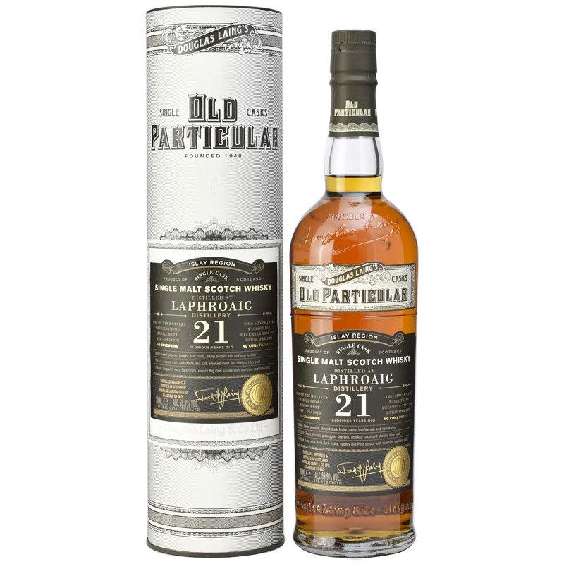 【甘いフェノール香、トロピカルフルーツ、スモーキーでビッグなピート】ラフロイグ　1998　21年　オールドパティキュラー　59.9％　700ｍｌ