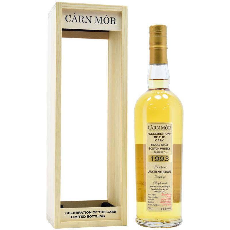 【ライ麦を使用したドイツパン、ローストしたナッツ、麦芽糖の柔らかな甘み】オーヘントッシャン　1993　26年　セレブレーションオブザカスク　56.6％　700ｍｌ