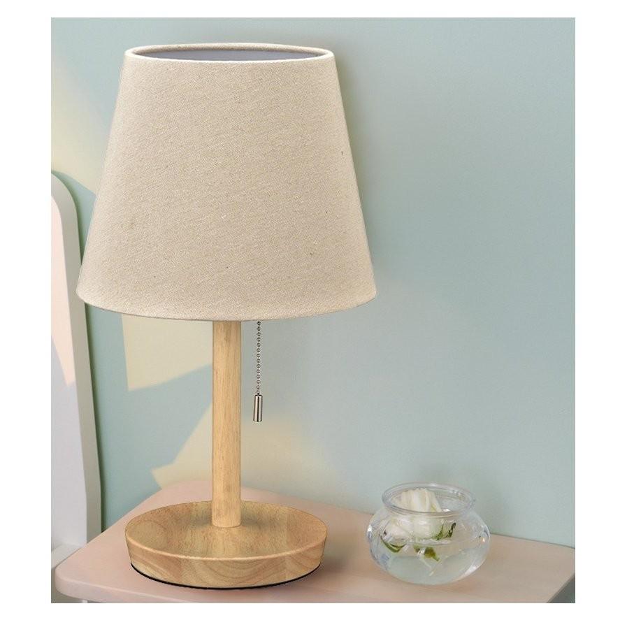 テーブルライト ベッドサイドライト 木製 LED スタンドライト テーブル