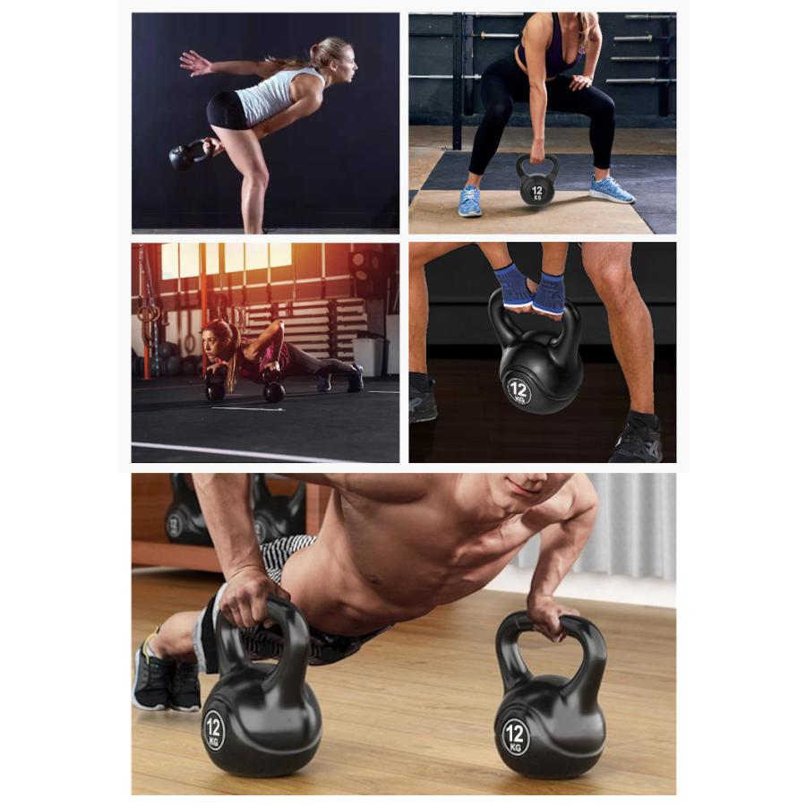 ケトルベル 12kg ブラック 2個セット ウエイトトレーニング ダンベル ケトルベル ダンベル 12kg ケトルダンベル ウエイトトレーニング 筋