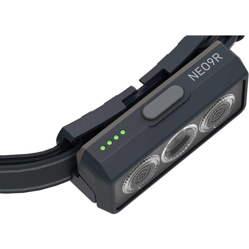 少し豊富な贈り物 Ledlenser(レッドレンザー) LEDヘッドライト NEO9R Black/Gray 充電式 アウトドア ランニング 黒 グレー 50