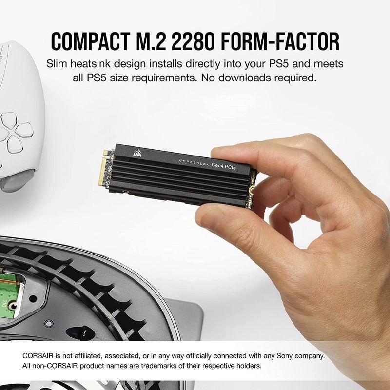 CORSAIR MP600 PRO Low Profileシリーズ 2TBモデル LPX PCIe Gen4 x4 NVMe M.2 SSD｜youthfuldays｜02