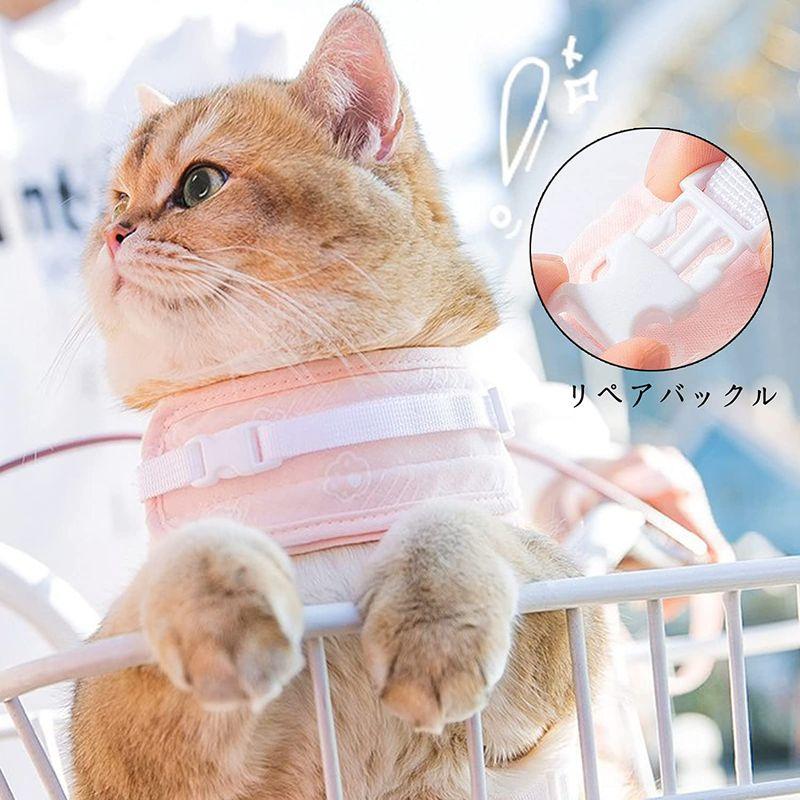 セール 登場から人気沸騰セール 登場から人気沸騰Hitasi 猫 ハーネス リードセット 可愛い胴輪 猫具りーど 猫用ハーネス 天使の羽で  お出かけ散歩用 ベスト 脱走防止 抜けない ソフ ペット用