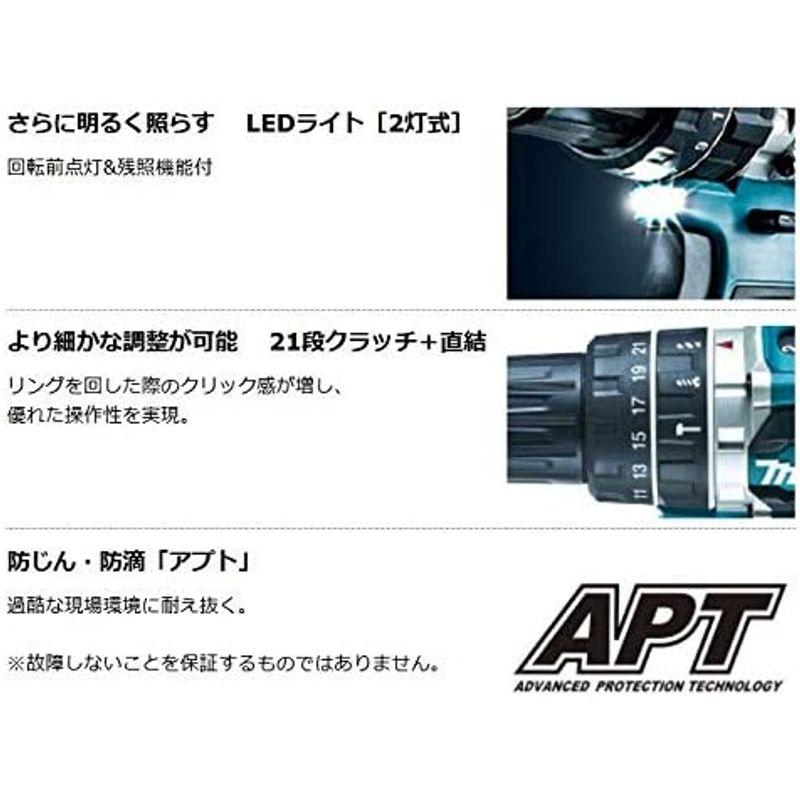 当店の記念日 マキタ(Makita) HP474DRGX 充電式震動ドリル 14.4V 青 6.0Ah 工具 