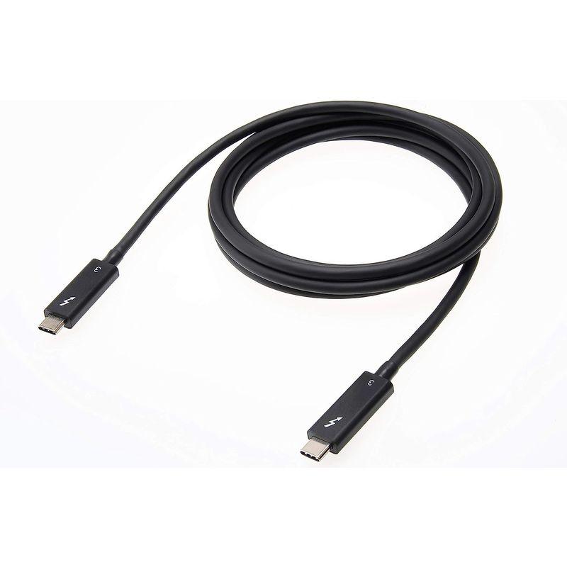 新製品の販売 住友電工 Thunderbolt3 ケーブル (認証済 Active 40Gbps 黒) USB Type-C ケーブル (2.0m)