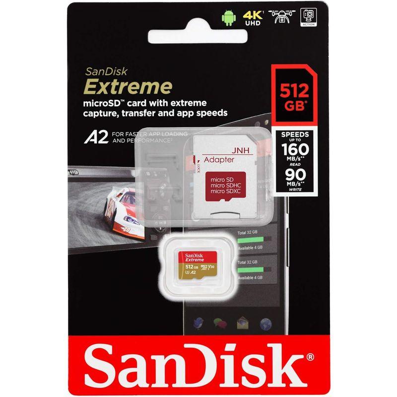 半額商品 microSDXC 512GB サンディスク Extreme UHS-1 U3 V30 4K Ultra HD A2対応 JNHオリジナルS