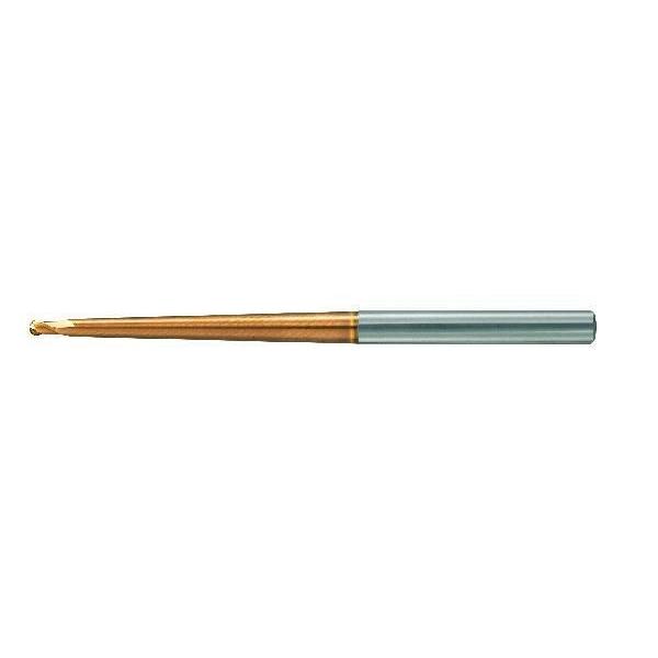 HMコート２枚刃テーパーネックボールエンドミルR2*1°30'*80(HTNB2040-800-3)