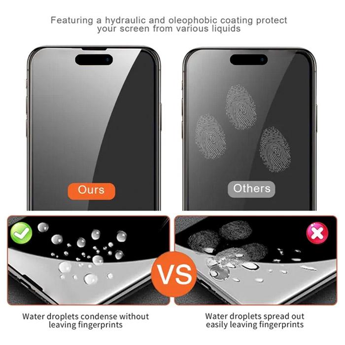 液晶保護フィルム 5枚セット PET素材 iPhone14Pro iPhone14ProMax 極