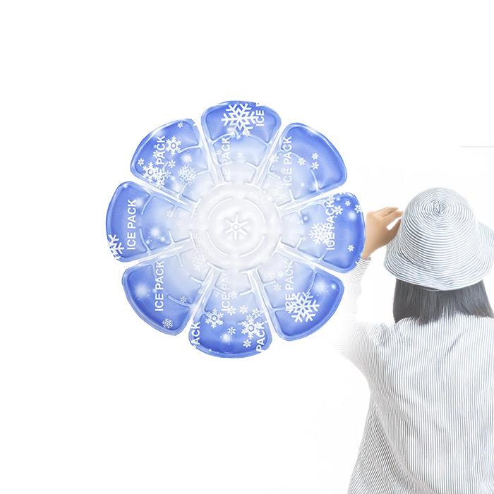 愛帽 冷却パッド付き フリーサイズ 暑さ対策 PCM素材 繰り返し使える 結露なし 28℃以下で凍る ヘルメット