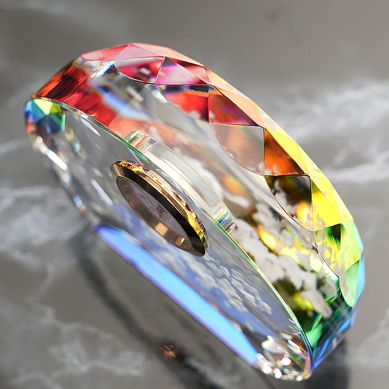 クリスタルページ クリスタル時計 名入れプレゼント ギフト 3Dクリスタル