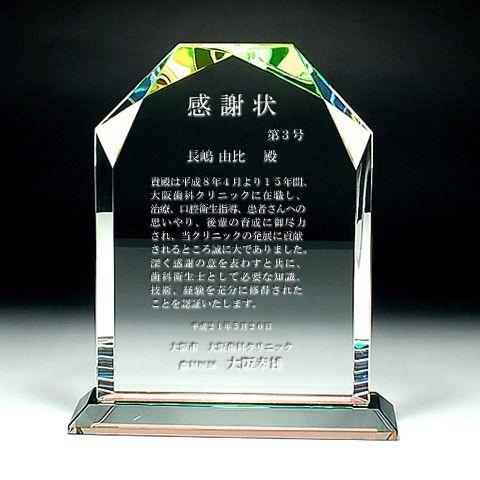 非売品】社内限定CoCo壱番屋 クリアガラス製 オリジナル盾 非売品