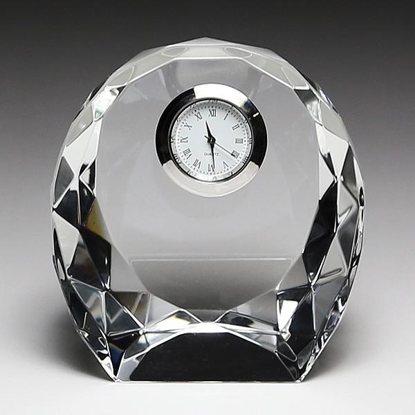 クリスタル時計 置き時計 名入れプレゼント おすすめ 記念品 結婚記念