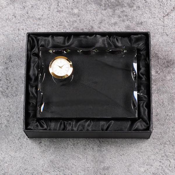 クリスタル時計 置き時計 DT-4 名入れプレゼント おすすめ 記念