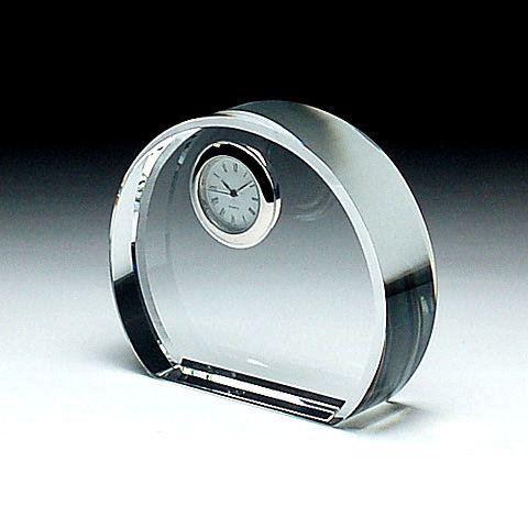 クリスタル時計 置き時計 名入れプレゼント おすすめ 記念品 退職記念