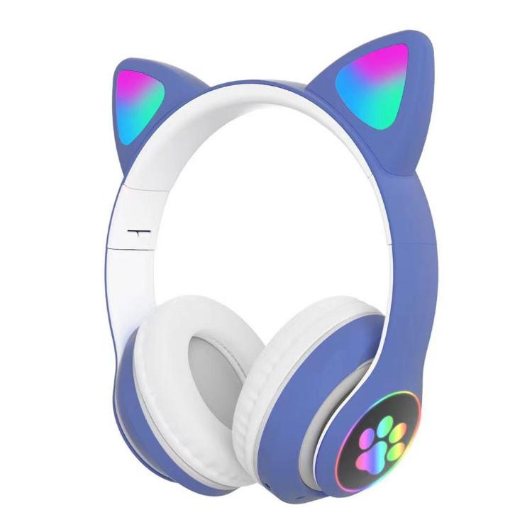 新しい猫耳Bluetoothヘッドセット 猫耳かわいい猫耳ワイヤレスイヤホンLED点滅ライト ポータブル 折りたたみ ヘッドホン ヘッドフォン 送料無料｜youyamashopping｜05