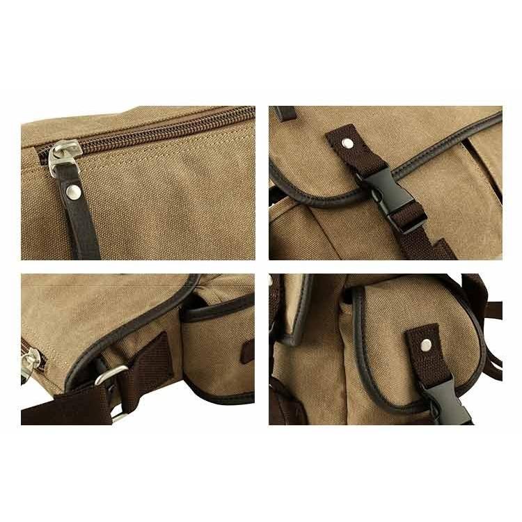 ショルダーバッグ メンズ 斜めがけ 2way 帆布 帆布バッグ キャンパス