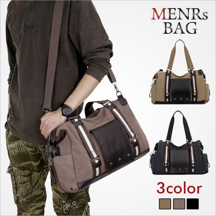 ショルダーバッグ メンズ 斜めがけ 帆布バッグ トートバッグ 手提げ