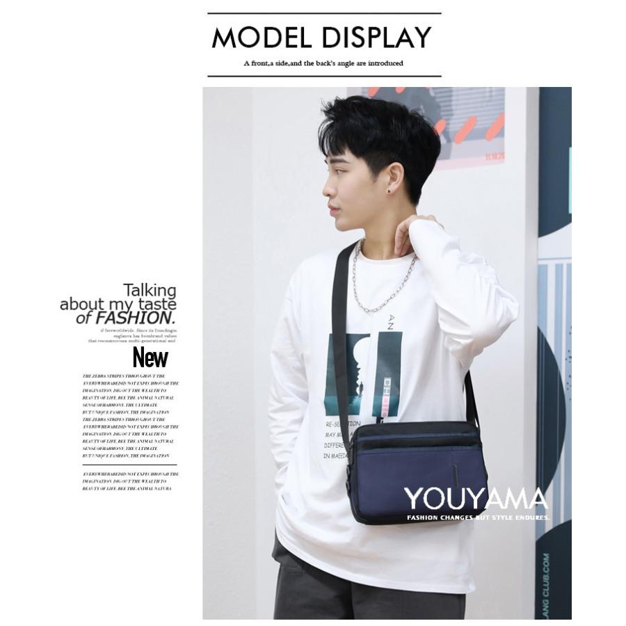 ショルダーバッグ メンズ 斜めがけ バッグ キャンパス カジュアル