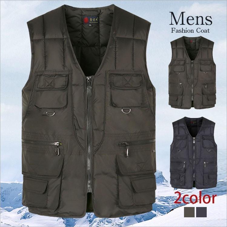 ベスト メンズ 中綿ベスト メンズベスト 中綿ジャケット L 5xl 防寒アウター 多ポケット 厚手 コート 保温 防寒 防風 冬 送料無料 Mbs1076 陽山ショッピング 通販 Yahoo ショッピング