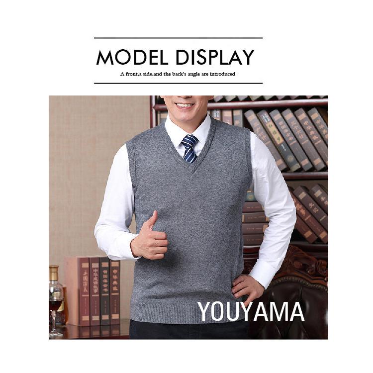 ベスト カシミヤ 羊毛 チョッキ メンズファッション ニット 毛糸