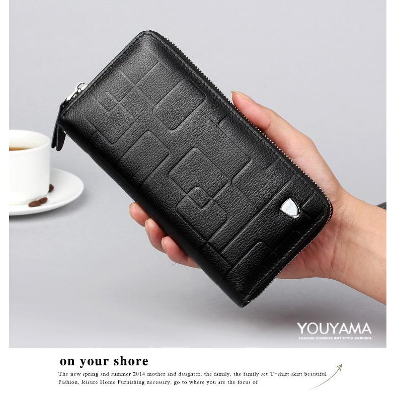 長財布 財布 メンズ ビジネス財布 ウォレット 二つ折り財布 紳士用 大