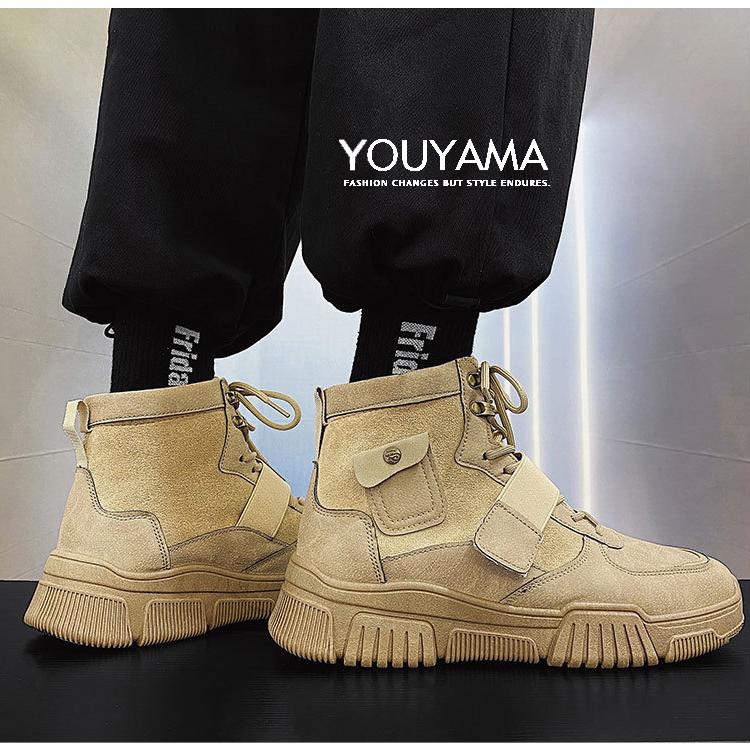 マーチンブーツ メンズ シューズ 靴 メンズファッション ショートブーツ ハイカット ブーツ 紳士靴 復古 厚底 カジュアルシューズ 秋冬 新作 送料無料 無地 Mk323n 陽山ショッピング 通販 Yahoo ショッピング