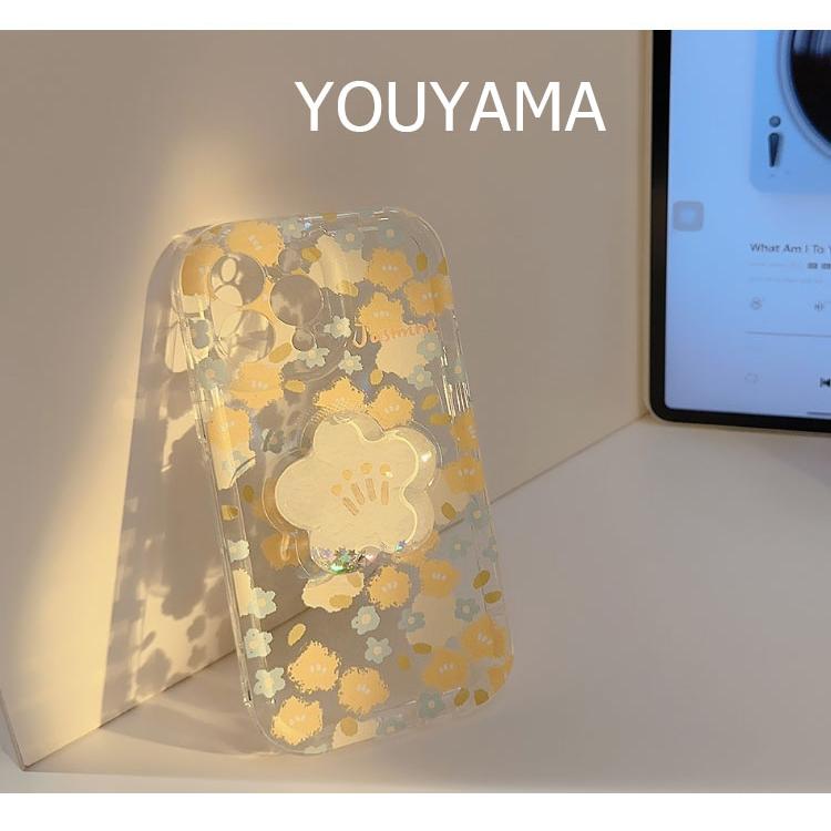 爆買 スマホケース 花柄 カバー 流砂 立体 透明 iPhone用ケース