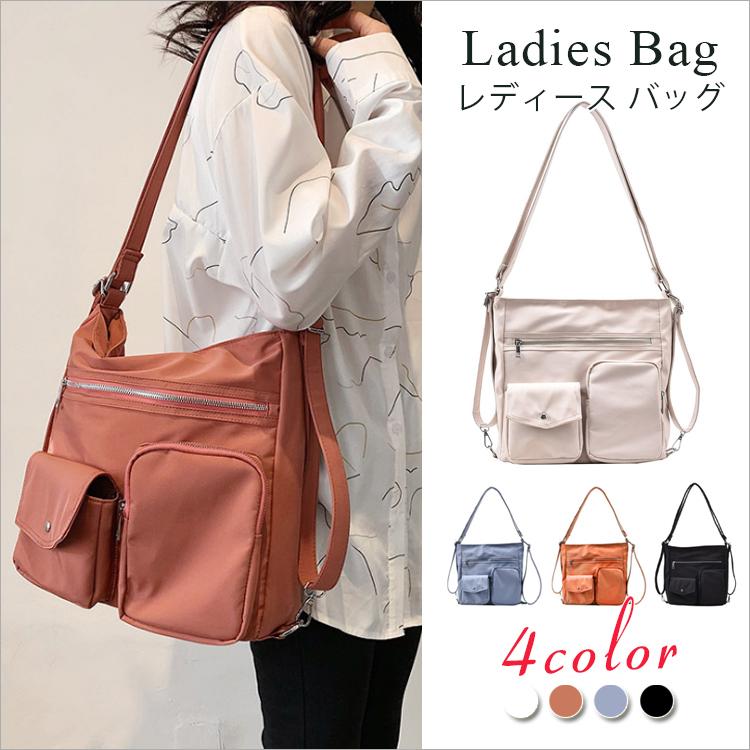 ポケットいっぱい ショルダーバッグ バッグ レディースバッグ 斜めがけ かばん カジュアル 人気 カバン 通勤 手提げる 鞄 送料無料 Hanagrocare Com