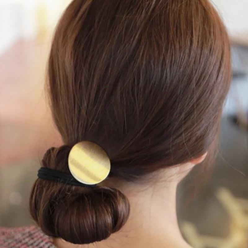 ヘアゴム プレート ゴールド シュシュ ヘアアクセサリー 髪 エアアレンジ 芸能人 Ha001 Youzup Shop 通販 Yahoo ショッピング