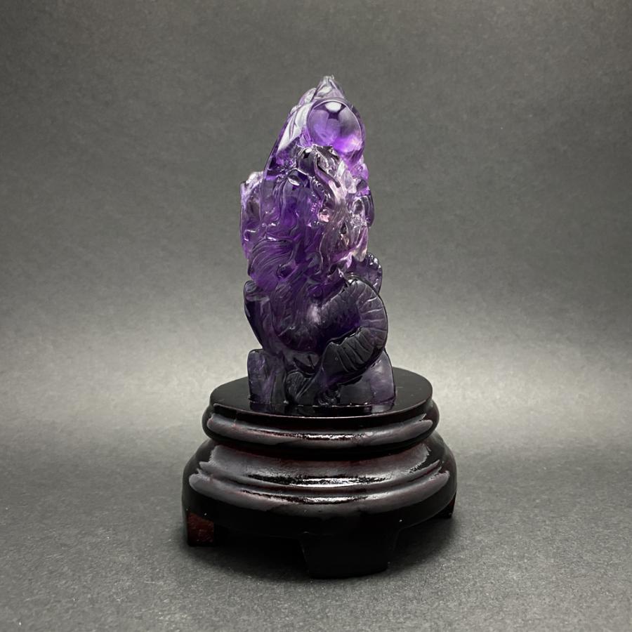 アメジスト 紫水晶 五爪龍 彫刻 CHO047 : 陽和堂 - 通販 - Yahoo