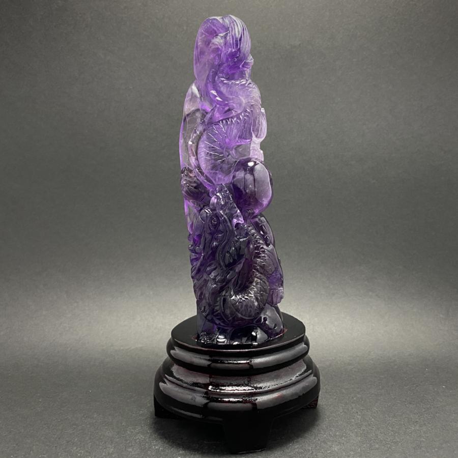 アメジスト 紫水晶 五爪龍 彫刻 CHO049 : 陽和堂 - 通販 - Yahoo
