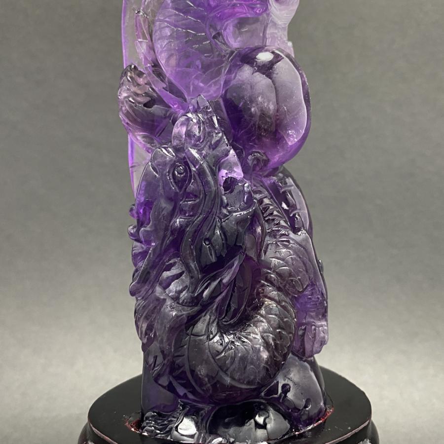 アメジスト 紫水晶 五爪龍 彫刻 CHO049 : 陽和堂 - 通販 - Yahoo