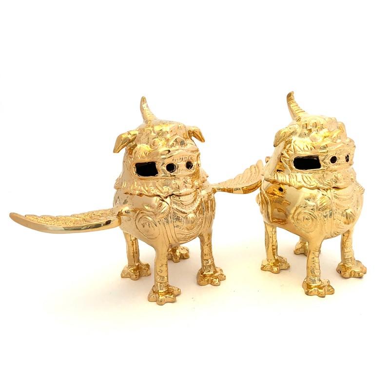 貔貅 ヒキュウの置物 小 雄雌セット 在庫限りで販売終了 : 陽和堂