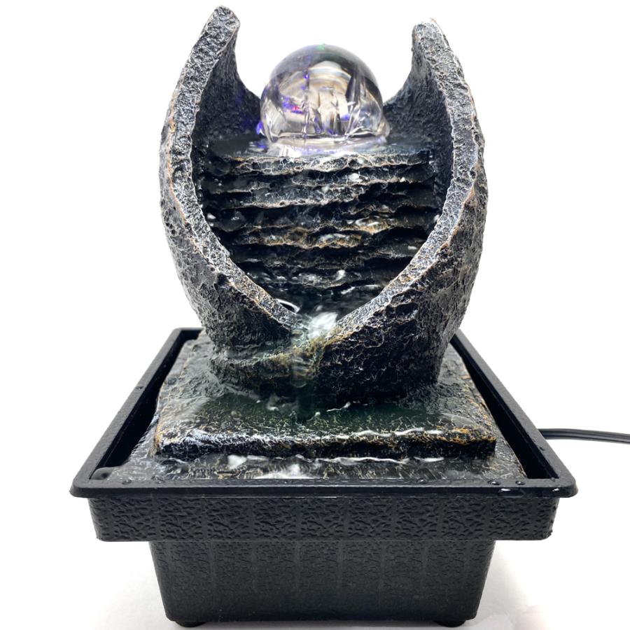 招財龍穴水盤 慈しみ型 レインボー水晶玉付き : 陽和堂 - 通販