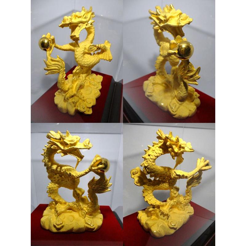 進寶龍 純金仕上げ :F0198:陽和堂 - 通販 - Yahoo!ショッピング