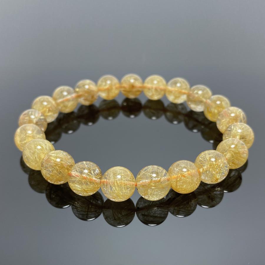 桃蓮玉✨マルチ満針ルチル✨ペアブレス Malulani Hawaii(マルラニハワイ)の水晶玉子「オリエンタル占星術